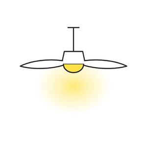 LED-Deckenventilator