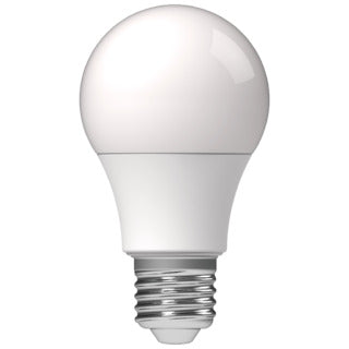 LED Lamp E27 806 lumen - 8W - Cool white 4000K - A60 Pear shape - Opal Glass