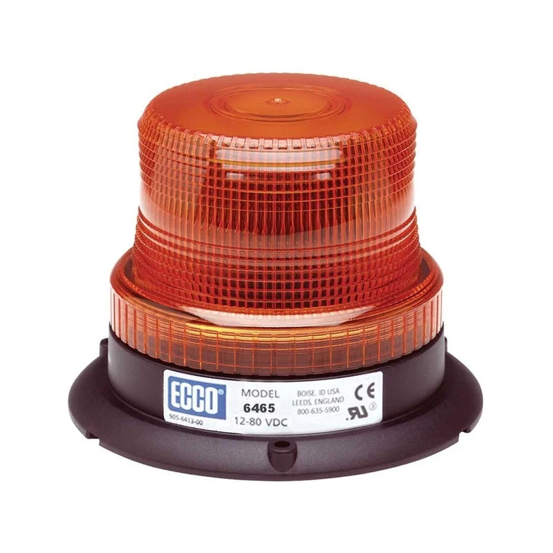 LED R10 Rotating Beacon Amber 12/80V 3-Bolt 6465 Series | 6465A