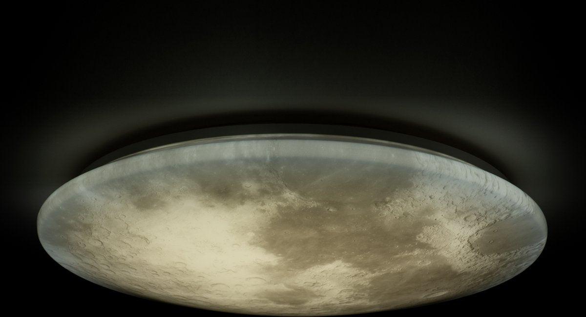 LED's Light Maan Plafondlamp voor de Slaapkamer - Dimbaar met afstandsbediening - 60 cm