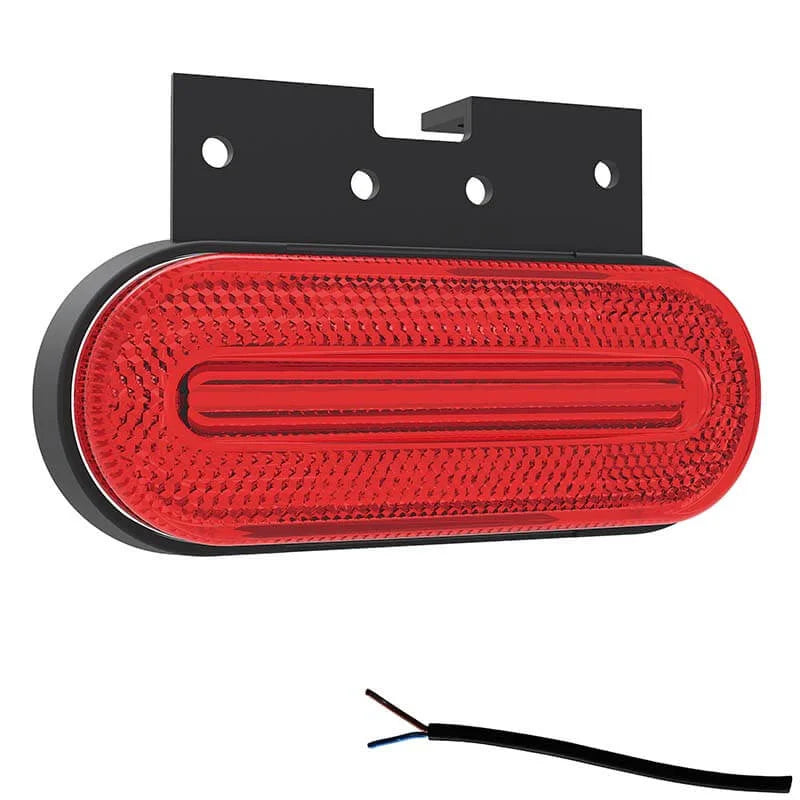 Rote LED-Begrenzungsleuchte | 12-24V | 50cm Kabel |