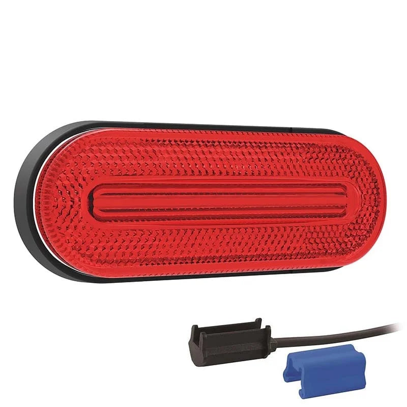 LED Begrenzungsleuchte rot | 12-24V | 0,75mm² Stecker | M10MV-710R