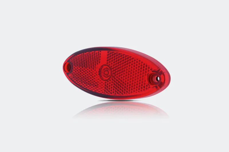 LED ovale rote Begrenzungsleuchte | 12-24V | 50cm Kabel | MV-5800R