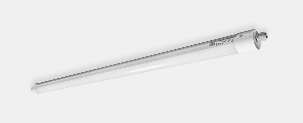 LED Tri-proof Armatuur 1200mm 5400lm 20W-36W - Daglichtwit 5700K - Koppelbaar - IP65 IK10 - 9 stuks - 230V