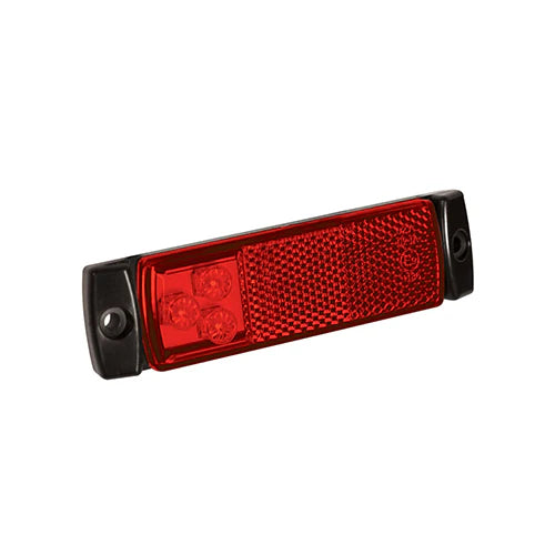 Rote LED-Begrenzungsleuchte | 12-24V | 50cm Kabel | 129RM