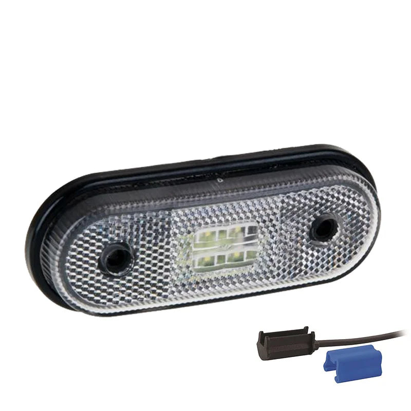 LED marker light white | 12-24v | 0.75mm². connector | MV-1410W