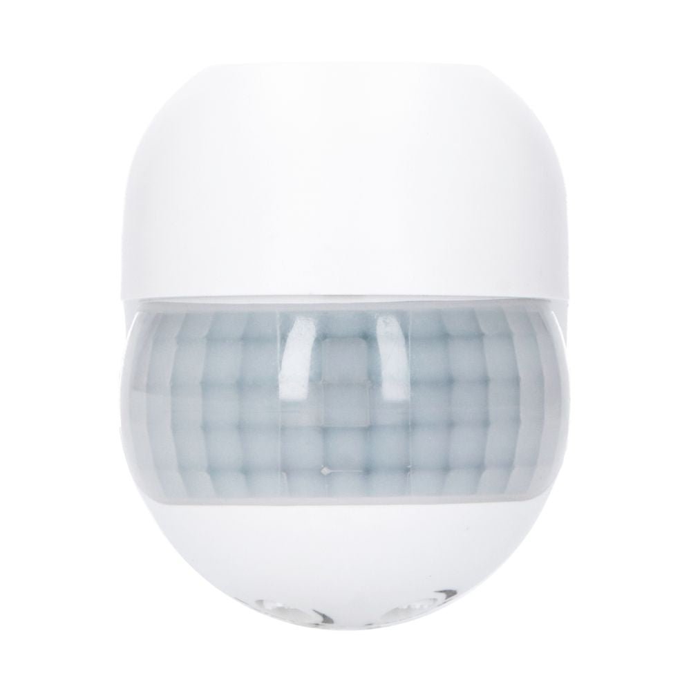 PIR-Bewegungsmelder – 12 m Reichweite – 180° Erfassungswinkel – Schutzart IP54 – Für den Innen- und Außenbereich geeignet – 2000 W