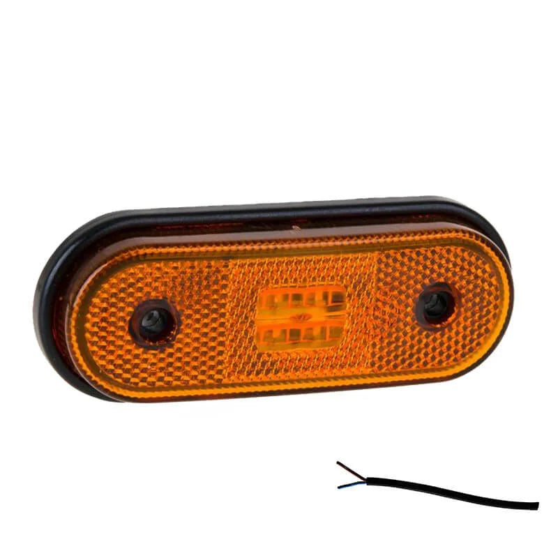 LED-Begrenzungsleuchte gelb | 12-24 V | 50 cm Kabel | MV-1400A