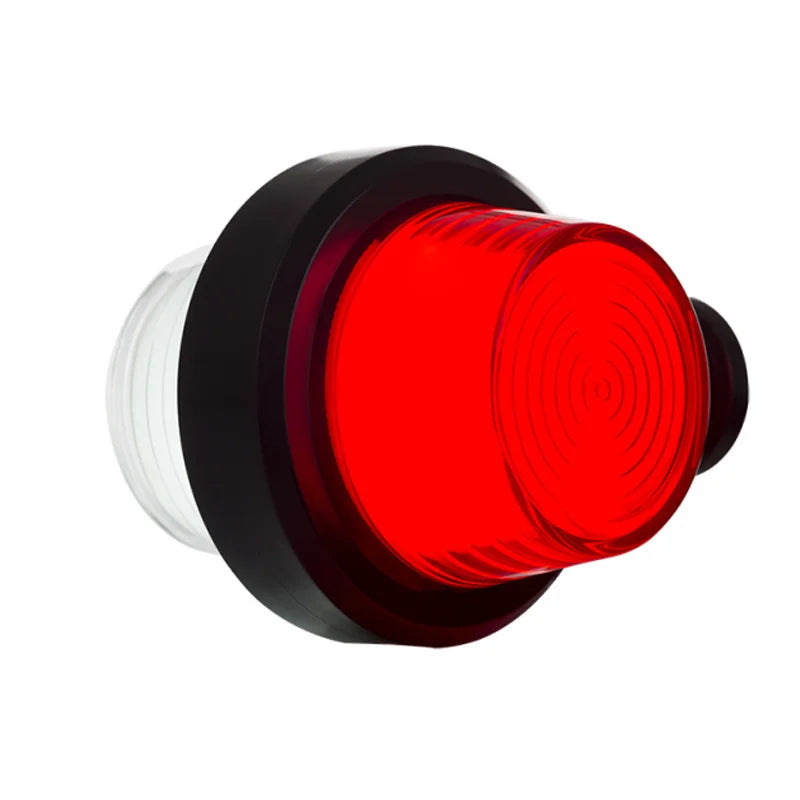 LED Zweedse Breedtelamp Korte Steel Mat 12/24V | MB-1020RW