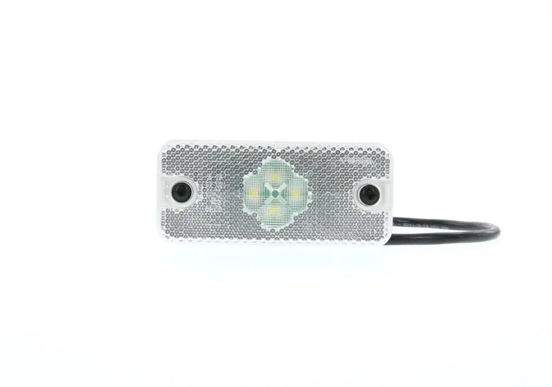 LED marker light white | 24v | 50cm. cable | 1.5mm². connector | D10500