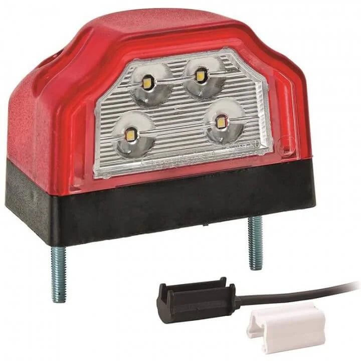 LED license plate light | 12-36V | 1.5mm.2 connector | M10KV-120R