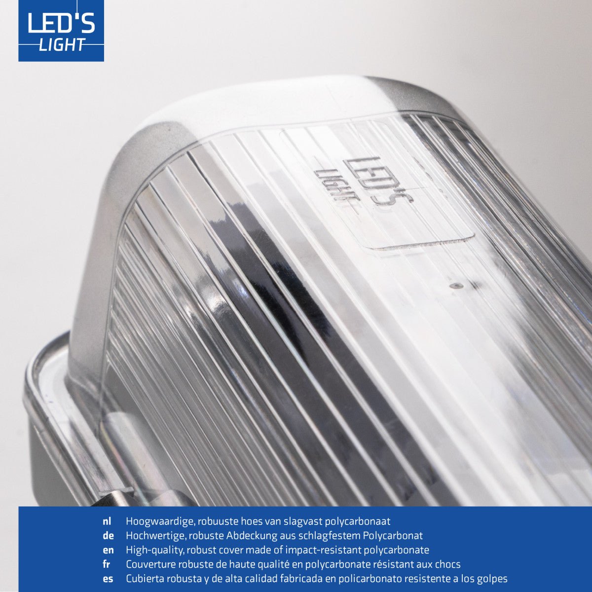 2er-Pack – LED-Leuchte, komplette LED-TL-Lampe mit LED-Röhre, 60 cm – für drinnen und draußen – 1100 lm – 1 x 6 W