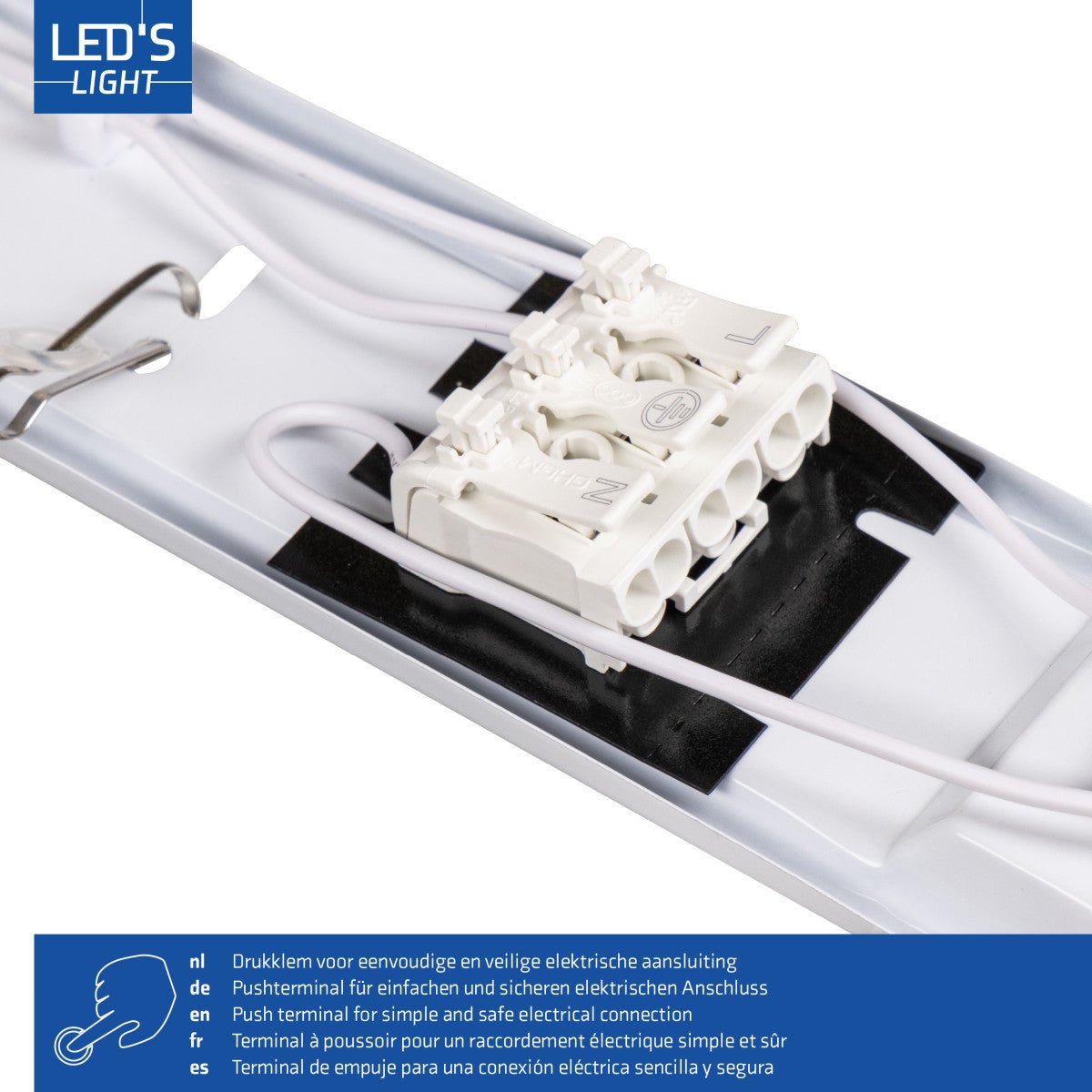 2er-Pack – LED-Leuchte, komplette LED-TL-Lampe mit LED-Röhre, 60 cm – für drinnen und draußen – 1100 lm – 1 x 6 W