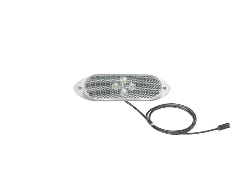 LED-Begrenzungsleuchte weiß ADR | 24V | 150cm | 1,5mm² Stecker | 104140