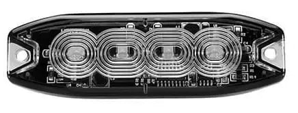 Ollson 4 LED Platte Flitser Amber