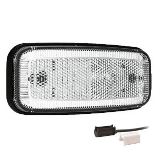 LED Begrenzungsleuchte weiß | 12-24V | 1,5mm² Stecker | MV-1220W