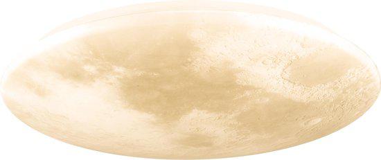 LED's Light Maan Plafondlamp voor de Slaapkamer - Dimbaar met afstandsbediening - 60 cm