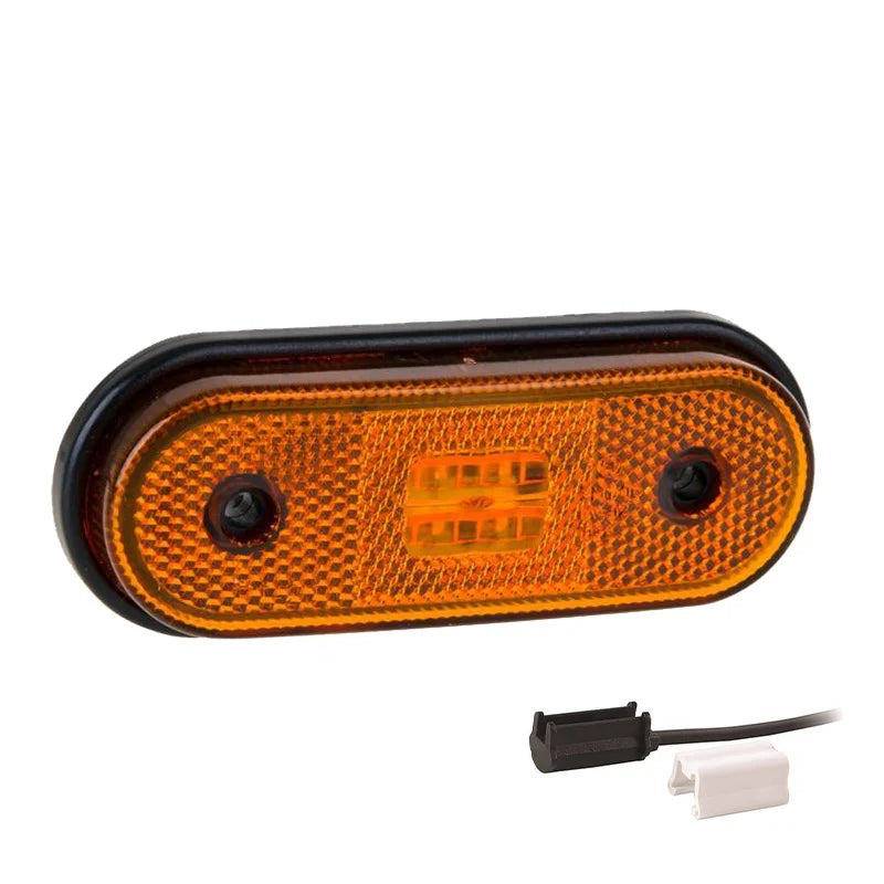 LED-Begrenzungsleuchte gelb | 12-24V | 1,5mm². Stecker | MV-1420A