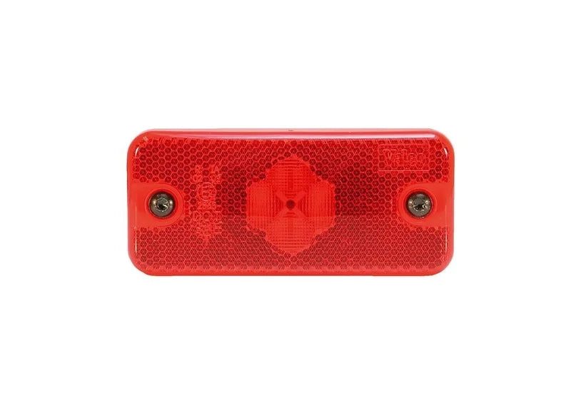 LED-Begrenzungsleuchte rot | 24V | 2-PIN AMP-Stecker JPT | 198640