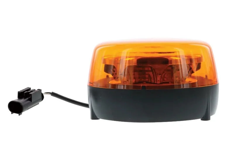 LED R65 Zwaailamp Amber 12/24V 3-Bouts 2PIN MQS Mercedes