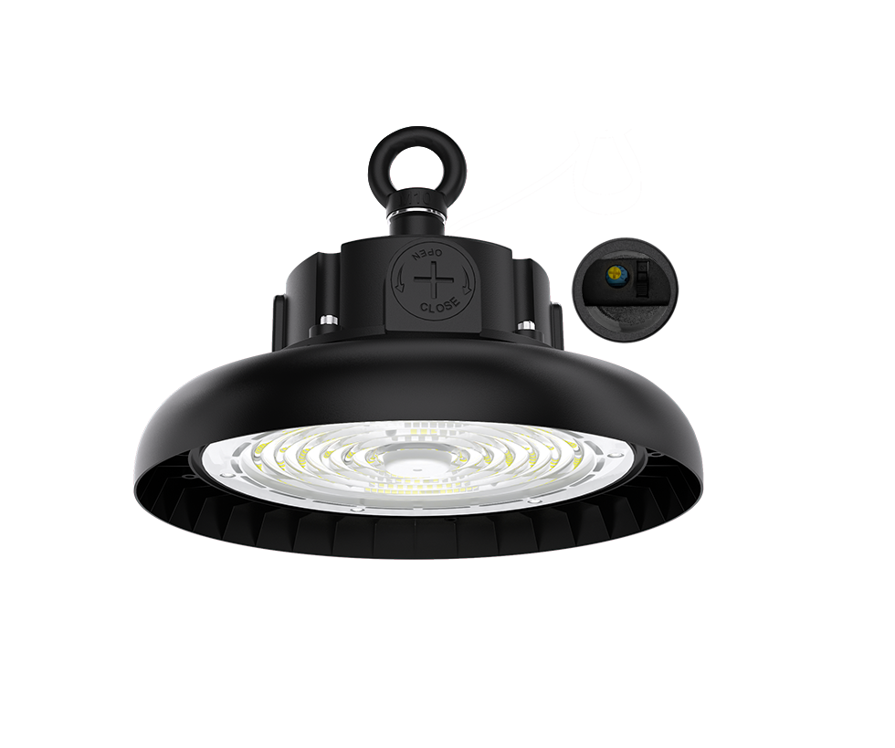 UFO LED Highbay 120W-160W-200W 36000lm - Koelwit 5000K - Instelbaar Vermogen - IP65 - 230V