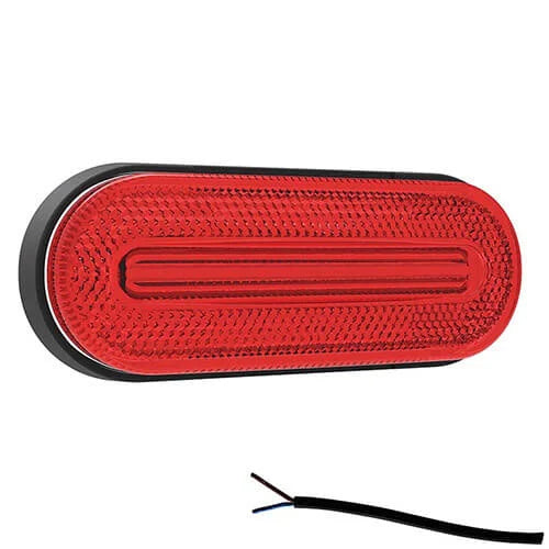 Rote LED-Begrenzungsleuchte | 12-24V | 50cm Kabel |