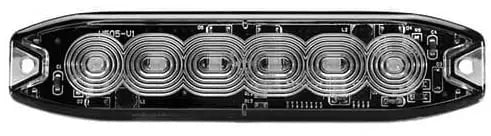 Ollson 6 LED Platte Flitser Amber