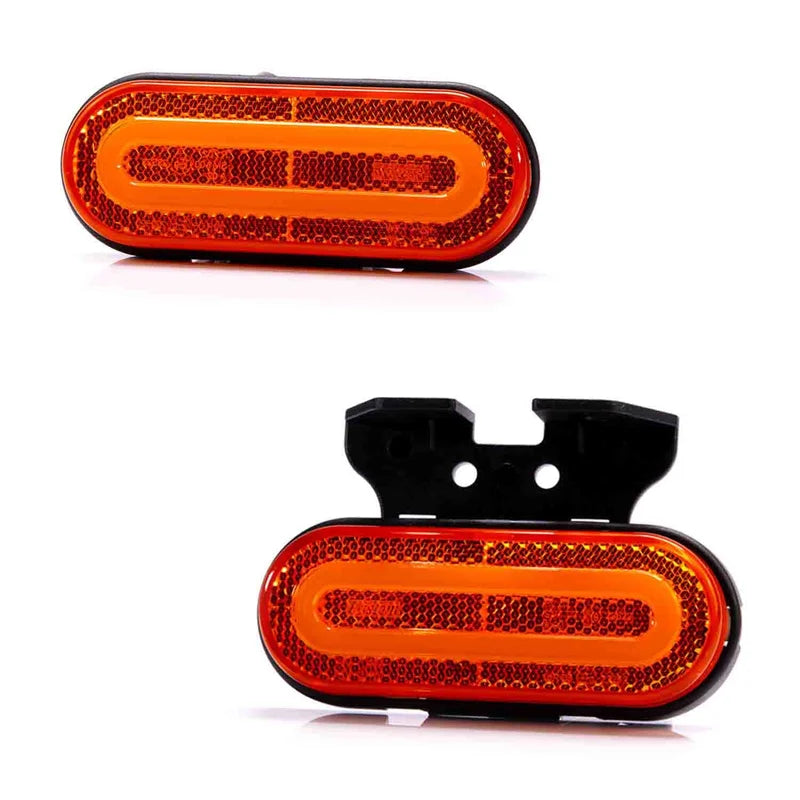 LED Neon Markierungsleuchte bernsteinfarben | 12-24V | 50cm Kabel | MV-2200A