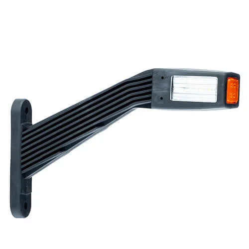 Rechts | LED breedtelamp | schuine steel | 12-36v | 30cm. kabel | MB-1452