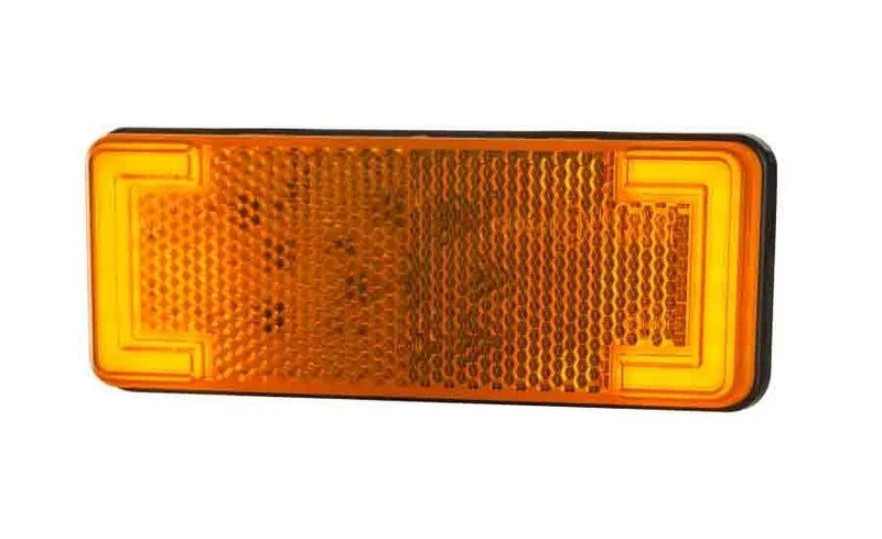 LED Zij-Markering met Knipperlicht 12/24V 0,5m | MZK-3100A