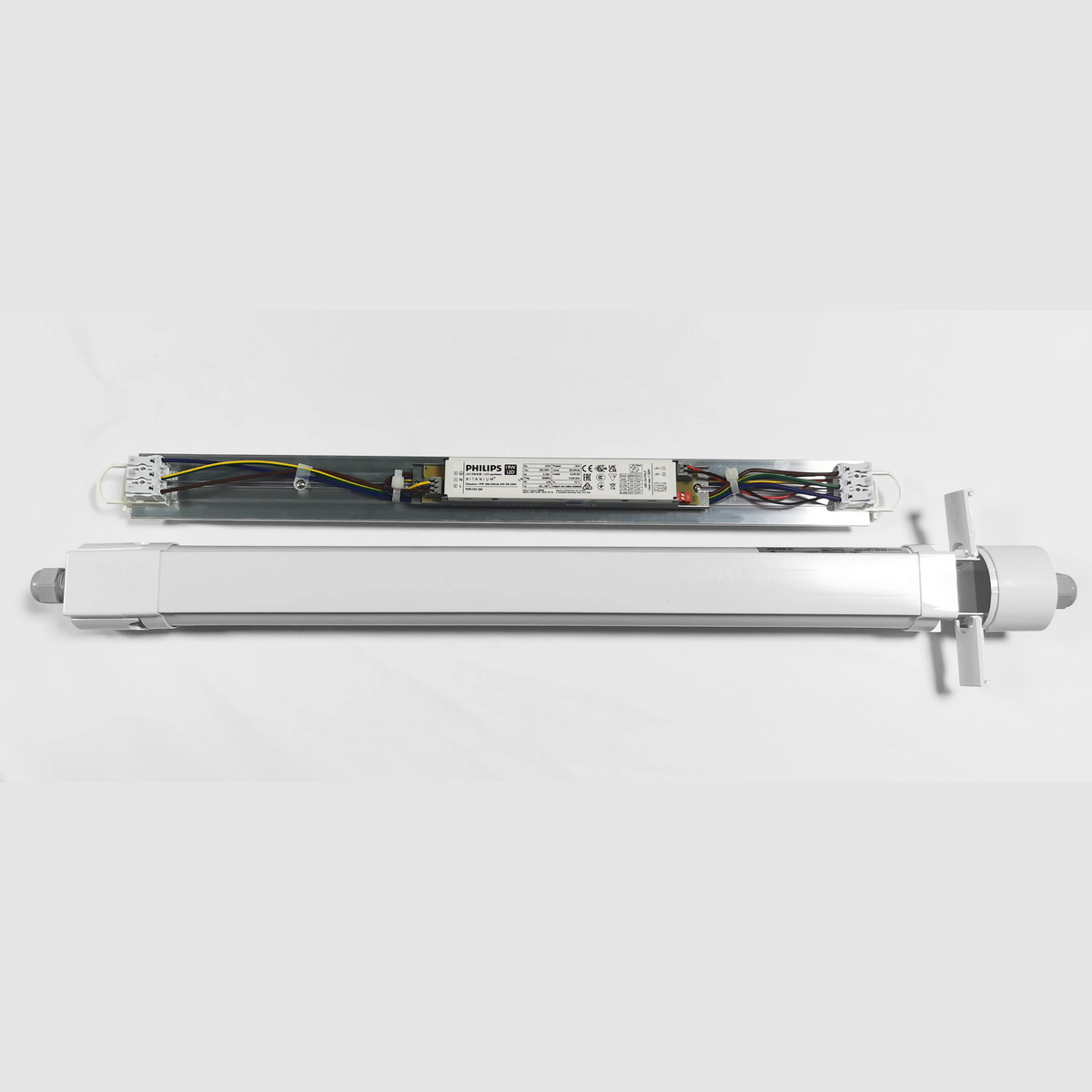 LED Tri-proof Armatuur, Koppelbaar, IP65 IK10, 230V