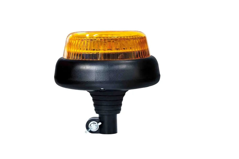 R65 LED rotating beacon, single flash, DIN mounting, 12/24V | S10ZL421
