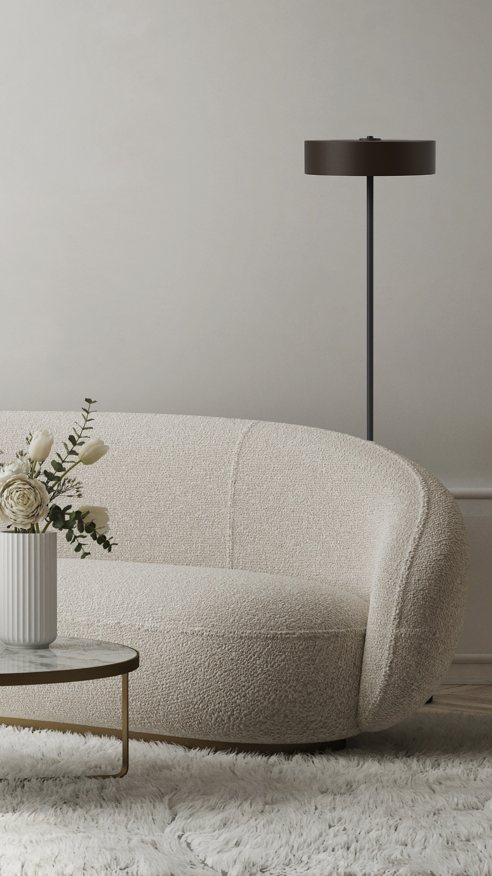 Switch Floor - Cup L - Stehleuchte - 11 Farben, 12 Schirme