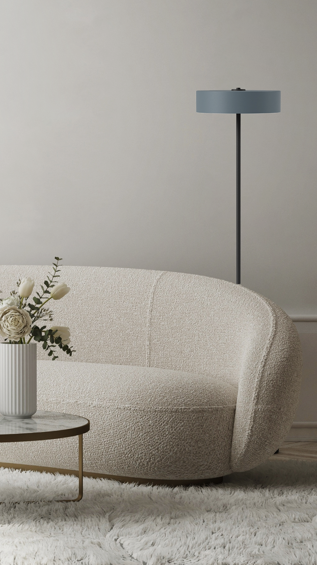 Switch Floor - Cup L - Stehleuchte - 11 Farben, 12 Schirme