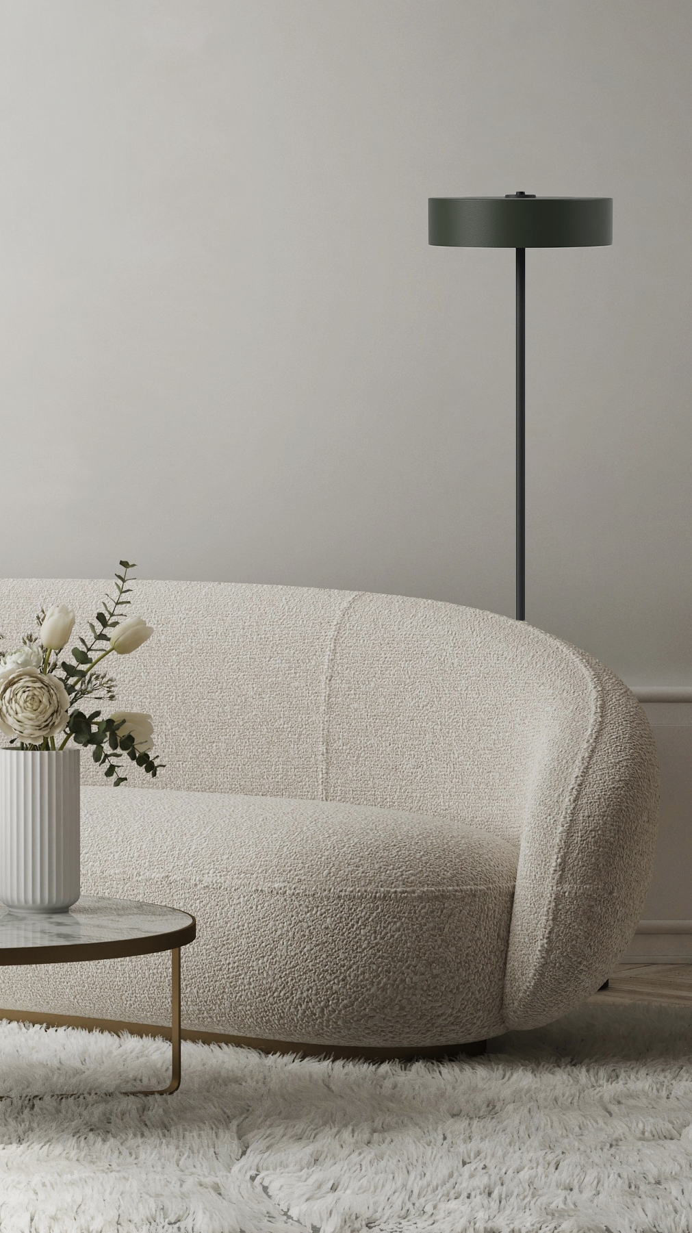 Switch Floor - Cup L - Stehleuchte - 11 Farben, 12 Schirme