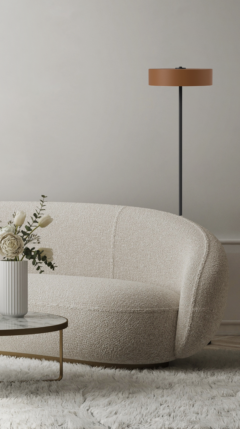 Switch Floor - Cup L - Stehleuchte - 11 Farben, 12 Schirme