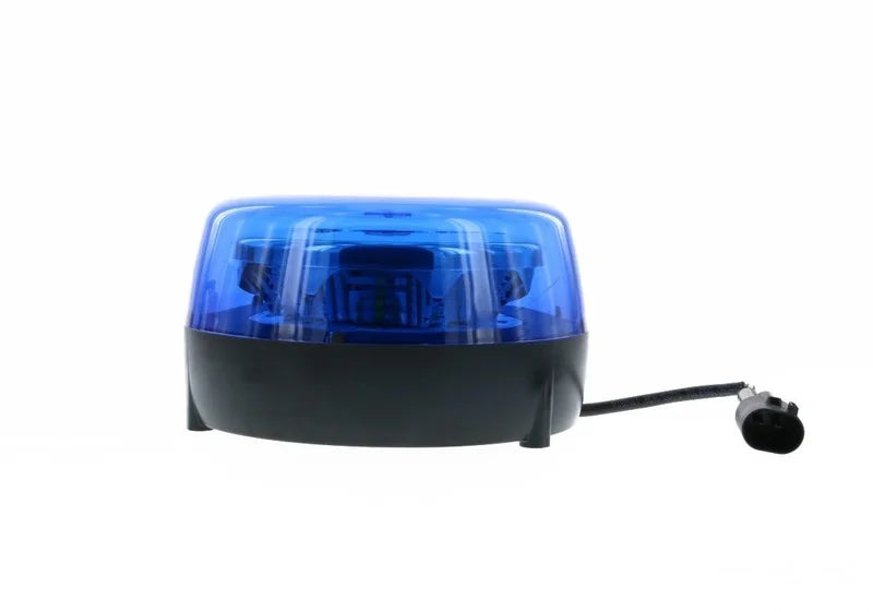 LED R65 Zwaailamp Blauw 12/24V 3-Bouts 2PIN MAN