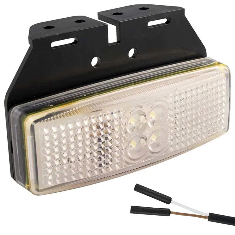 LED marker light white | 12-24v | 2-PIN connector | 1491WM2P