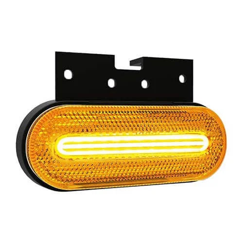 LED Zij-Markering met Knipperlicht 12/24V 50cm | M10ZK-150A