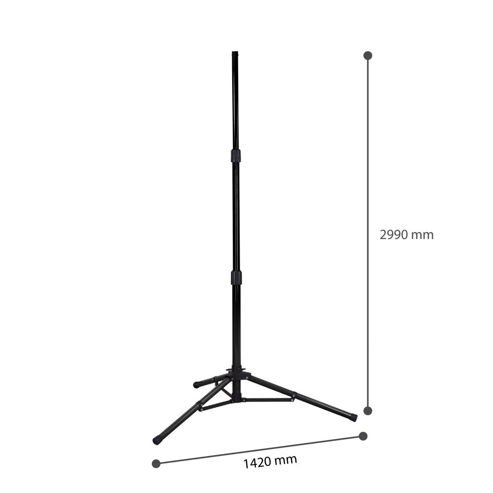 Zubehör – Stativ – 1420 mm × 2990 mm – Schwarz