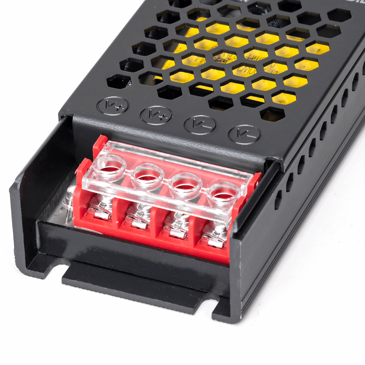 Aigostar LED driver 24V 100W met ventilatie en aansluitklemmen voor efficiënte stroomvoorziening