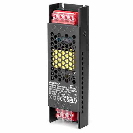 Aigostar LED driver 24V 150W met een stevig ontwerp voor betrouwbare verlichtingstoepassingen