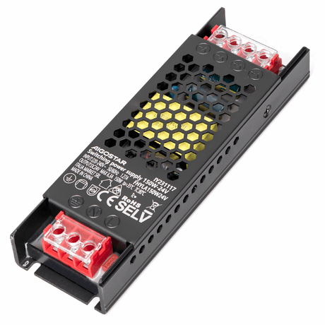 Aigostar LED driver 24V 150W met royale ventilatie voor optimale prestaties en betrouwbaarheid