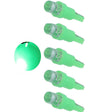 Auto LEDlamp | 5x autoverlichting LED T5 | kleur groen | 12V DC - LEDPLANET.NL