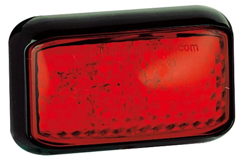 Red LED marker light | 12-24V | 40cm cable | 35RME
