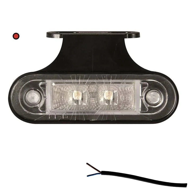 Rote LED-Begrenzungsleuchte | 12-24V | 50cm Kabel |