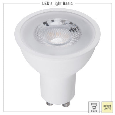 GU10 LED Spotlight - Warm White 2700K - 4W - 345 Lumen - Pack of 5