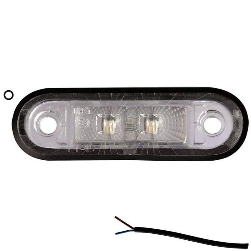 LED-Begrenzungsleuchte weiß | 12-24V | 50cm Kabel |