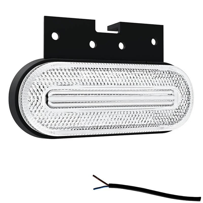 LED marker light white | 12-24V | 50cm cable | M10MV-750W