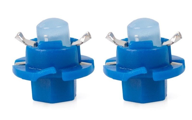 B8.4d auto lamp 2 stuks blauw | LED dashboardverlichting - klokken - schakelaars | 12V DC - LEDPLANET.NL